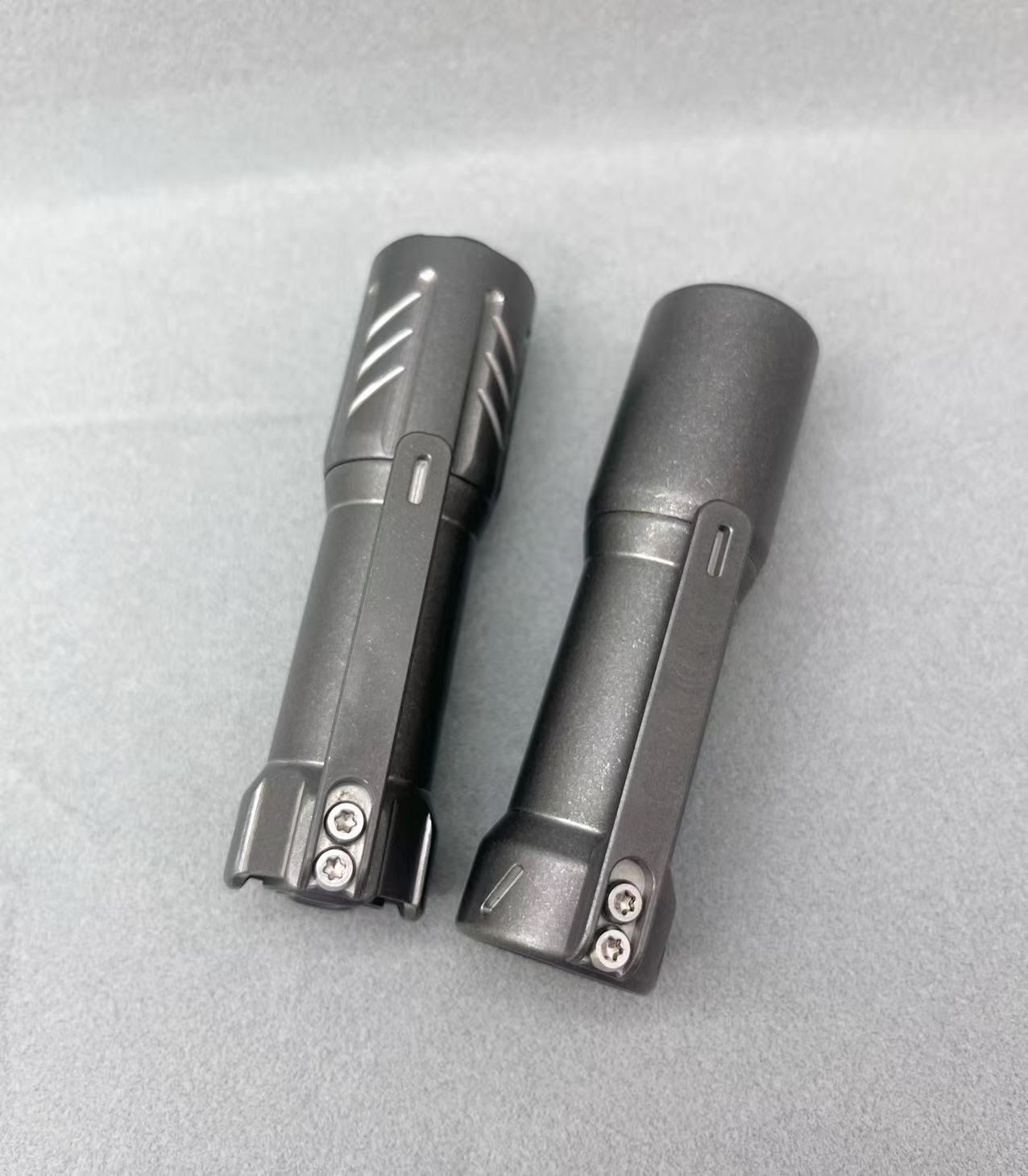 Glow Arrow 18350 Flashlight Titanium Triple Emitter Samsung 5000K/Cree XPL 6500K LED With 18350 Type-C Battery