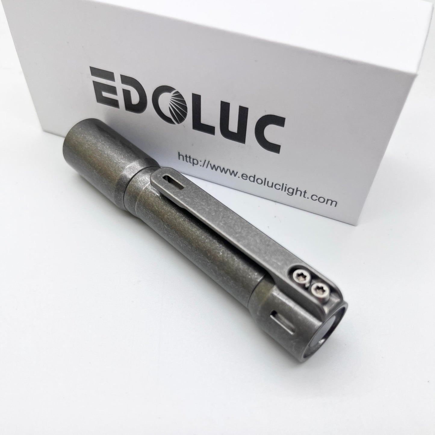 EDOLUC Titanium Little JM Glow Arrow AAA/10440 Smooth EDC Flashlight