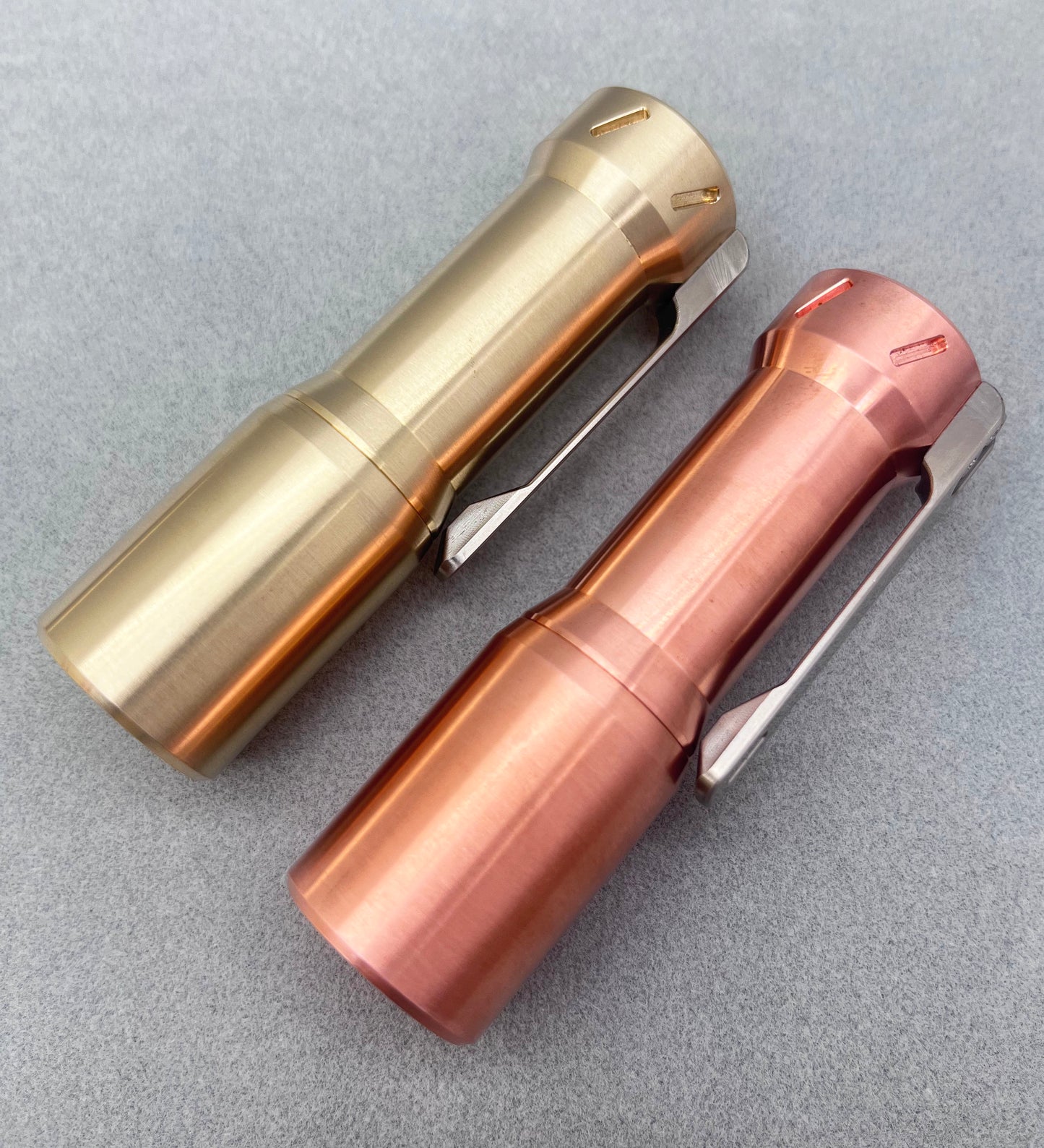 Glow Arrow Brass/Copper 18350-01JM Flashlight NiChia 519A 4000K/ 5000K/ XPL 6500K LED With Type-C Battery