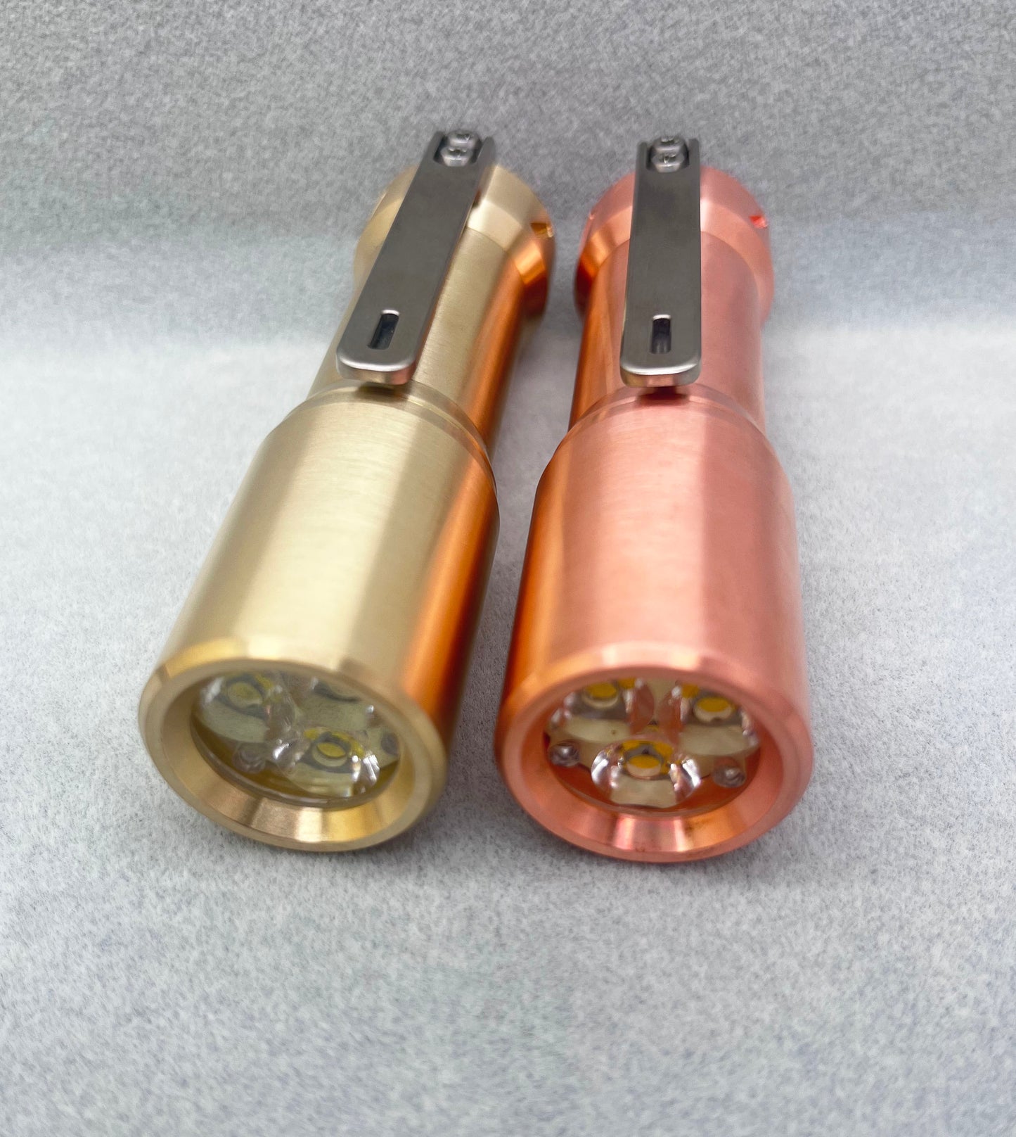 Glow Arrow Brass/Copper 18350-01JM Flashlight NiChia 519A 4000K/ 5000K/ XPL 6500K LED With Type-C Battery
