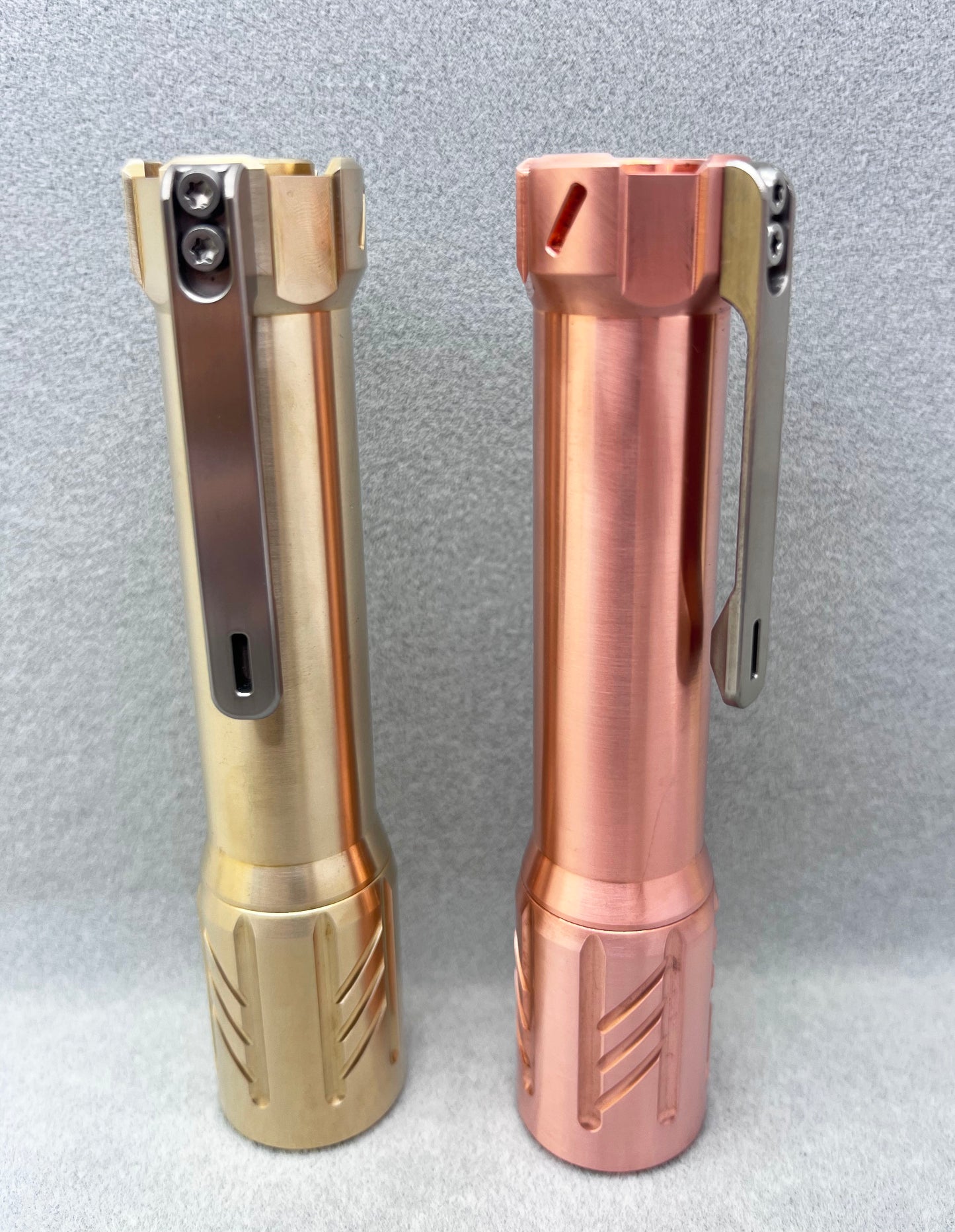 Glow Arrow 18650 Brass/Copper Flashlight With Type-C Battery