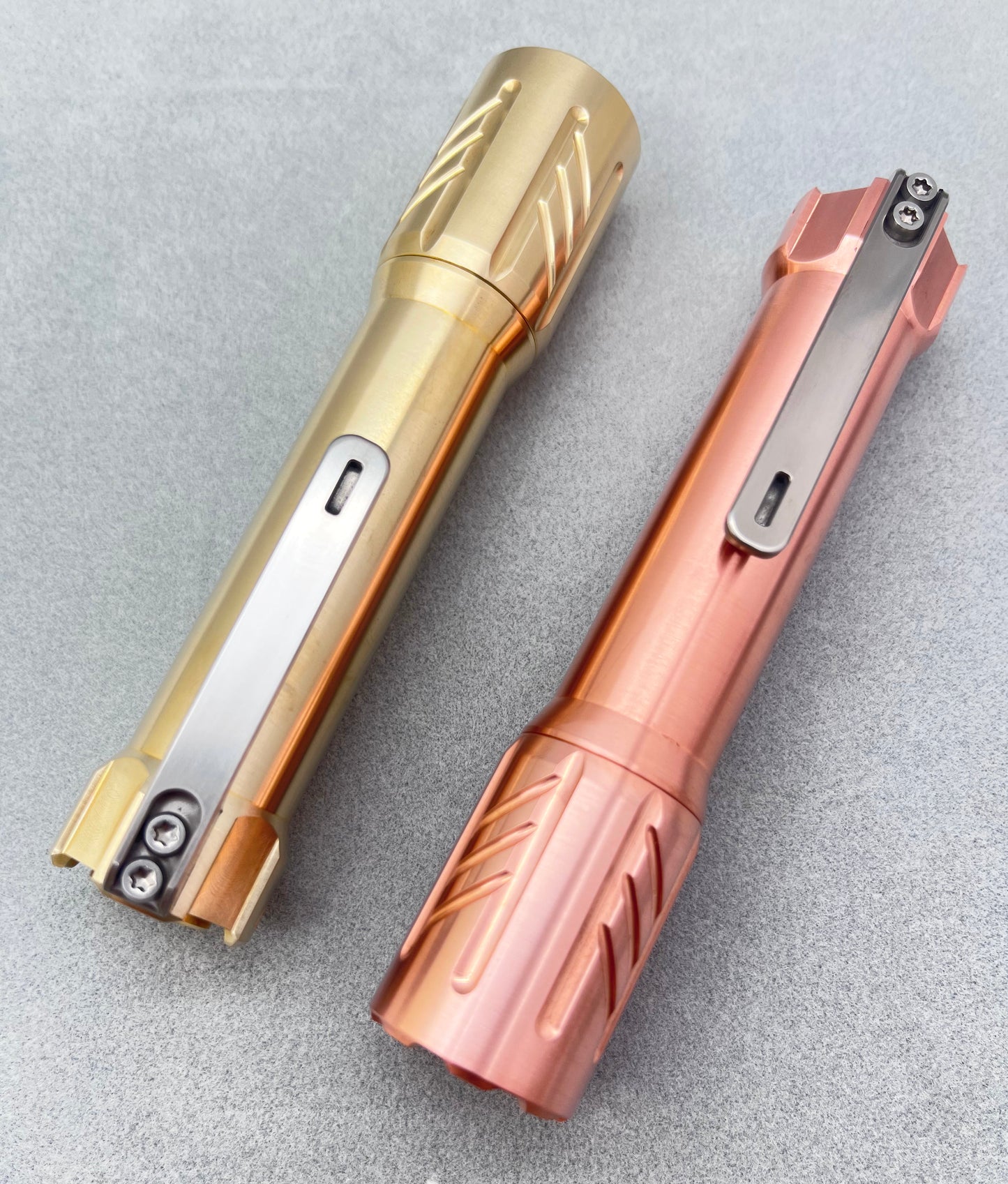 Glow Arrow 18650 Brass/Copper Flashlight With Type-C Battery