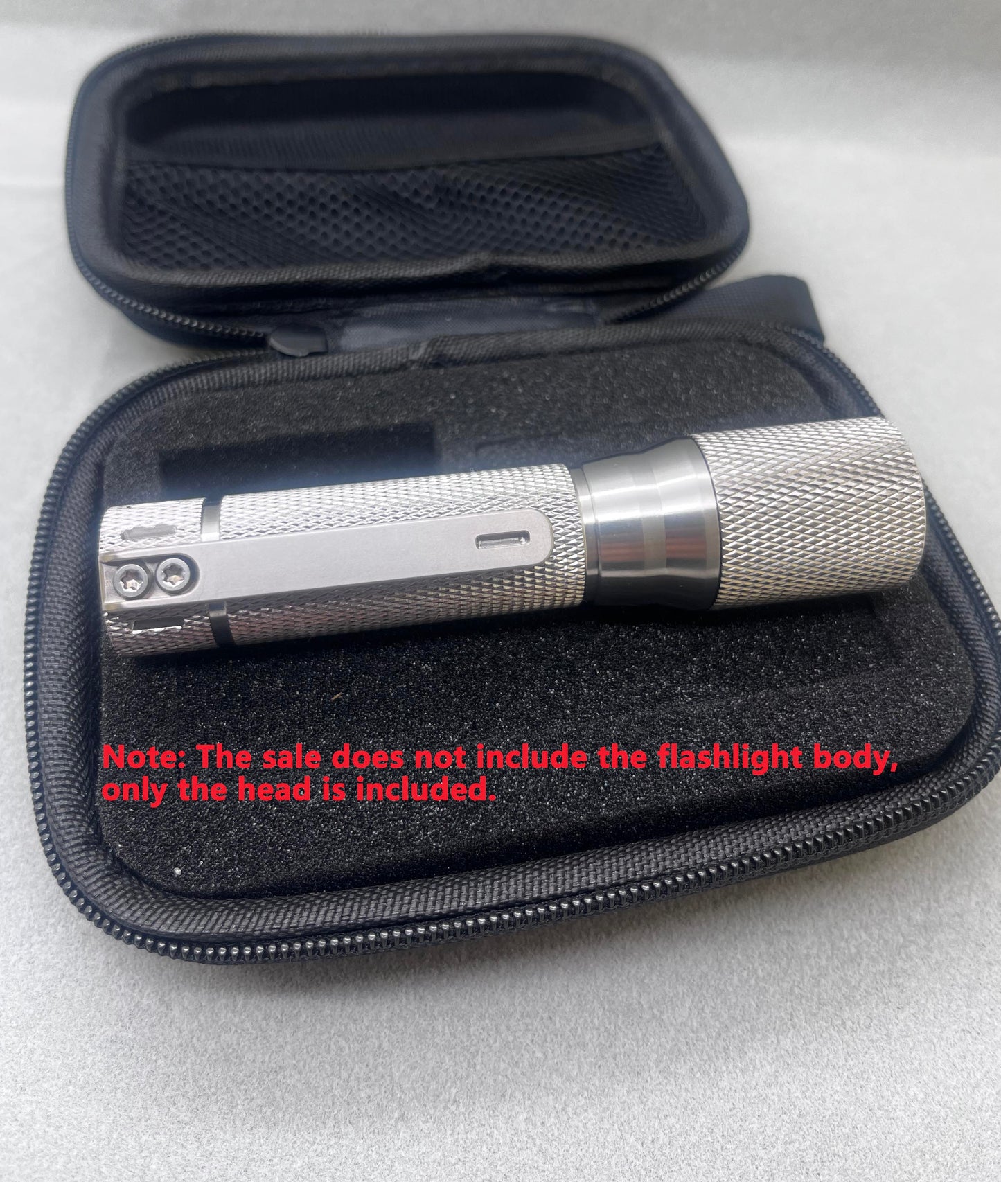 Edoluc Light All 14500/AA Titanium Thrower Flashlight Head with SFT25R-6500K LED