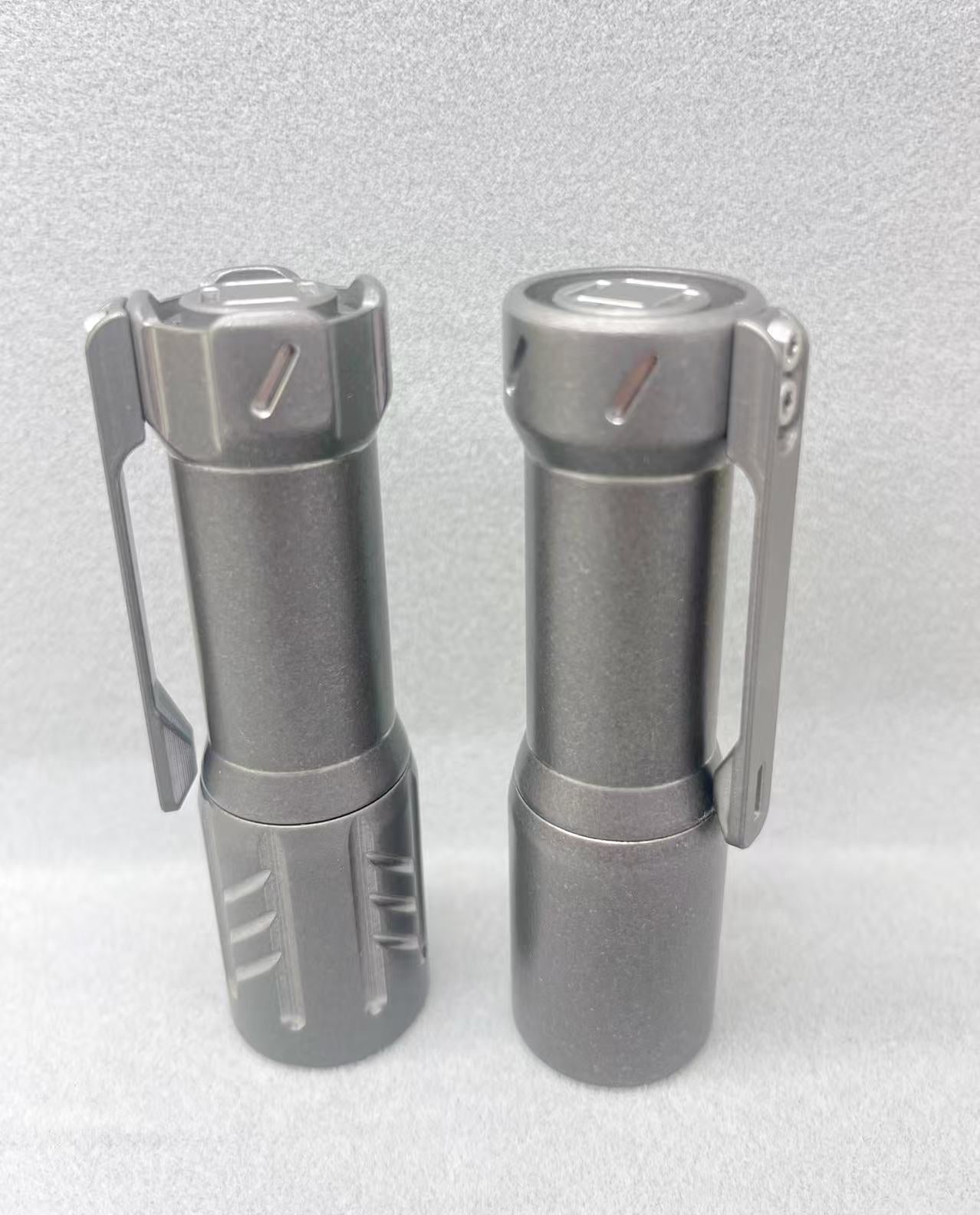 Glow Arrow 18350 Flashlight Titanium Triple Emitter Samsung 5000K/Cree XPL 6500K LED With 18350 Type-C Battery