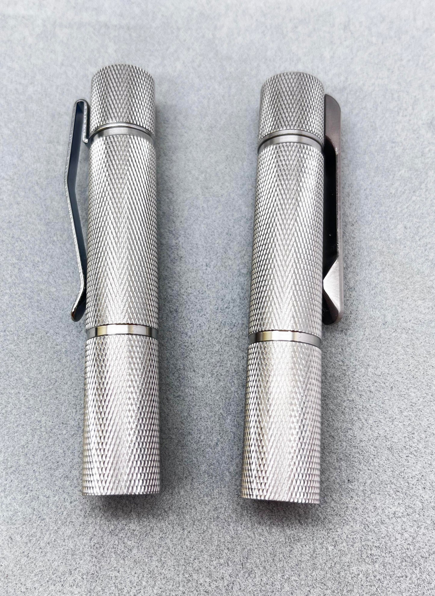 Edoluc knurly-ST 10440/AAA Titanium EDC Flashlight