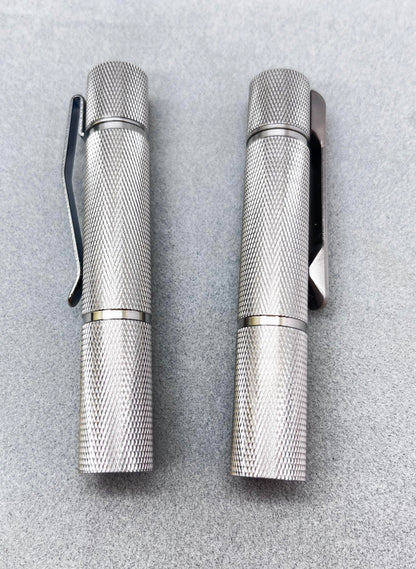Edoluc knurly-ST 10440/AAA Titanium EDC Flashlight