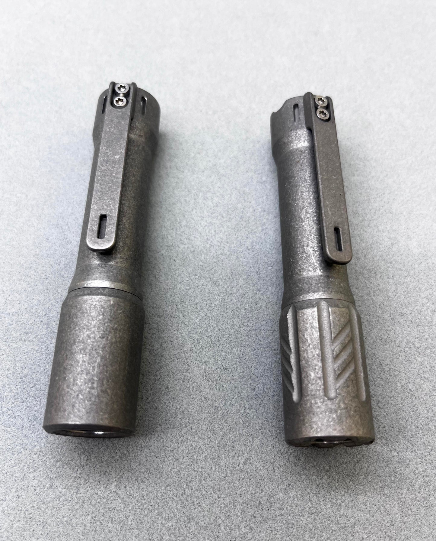 EDOLUC Glow arrow EDC Flashlight Titanium Nichia 519a 4000K R9080/Samsung5000K/XPL6500K with Type-C 14500/AA Battery