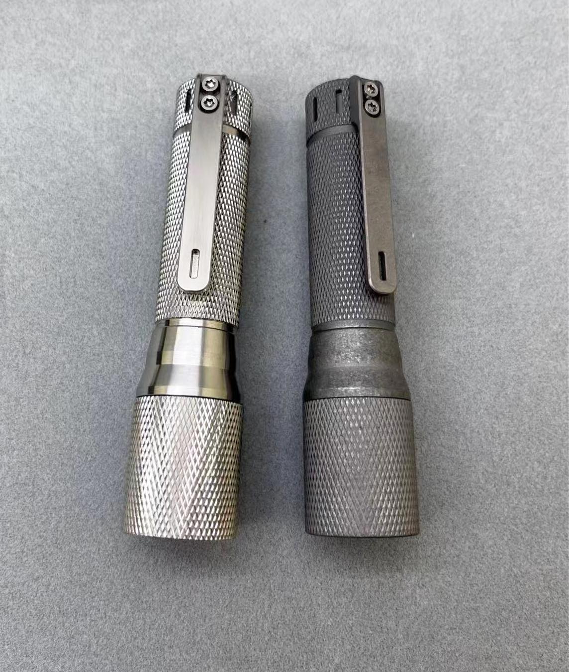 Edoluc Light B1 14500/AA Titanium Thrower Flashlight SFT25R-6500K LED with Type-C battey