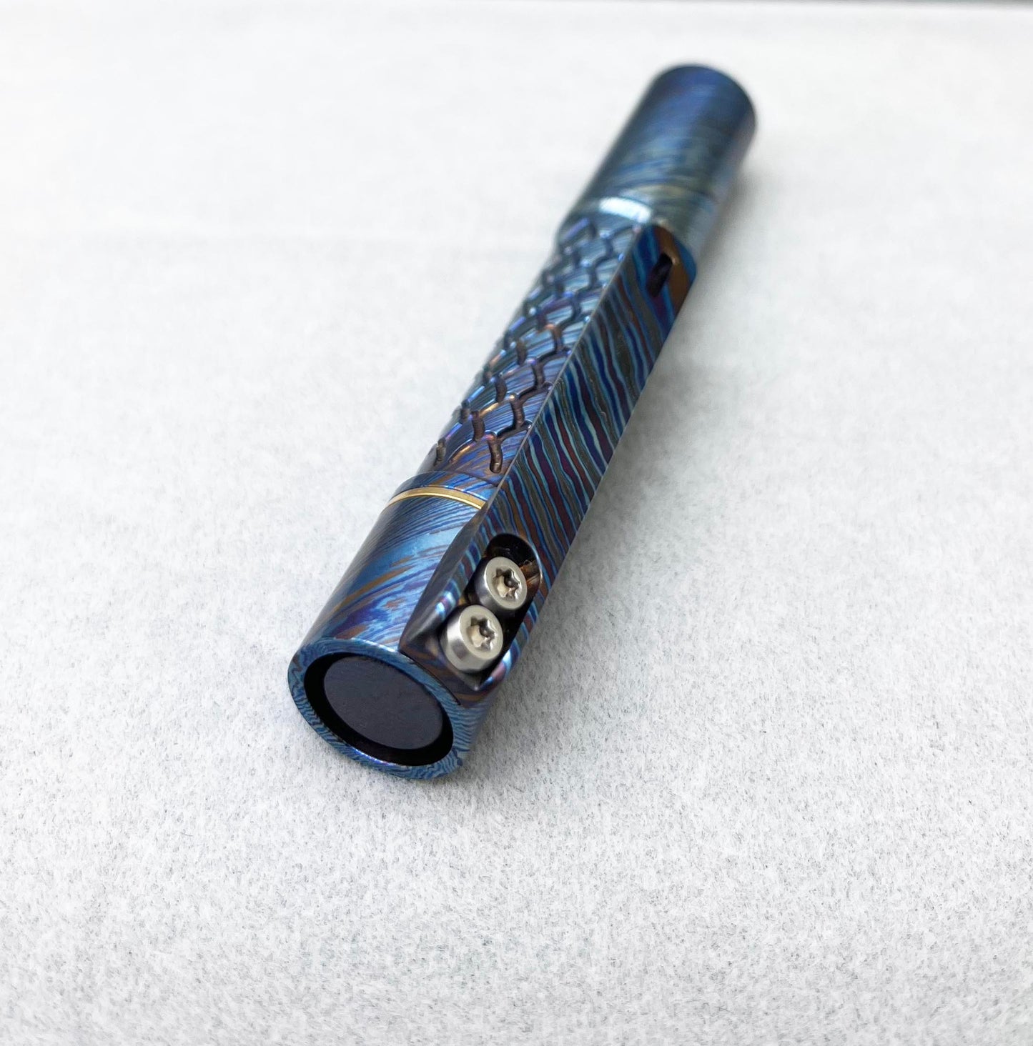 Edoluc 10440/AAA Loong-01 Timascus EDC Flashlight with Type C Battery