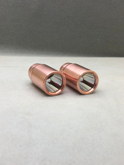 Copper Thrower Flashlight Head with SFT25R-6500K LED for All Edoluc 14500/AA Flashlights