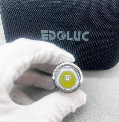 Edoluc Light B1 14500/AA Titanium Thrower Flashlight SFT25R-6500K LED with Type-C battey