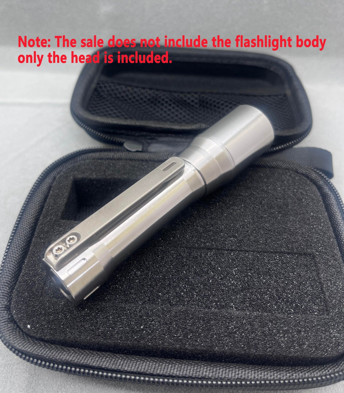 Edoluc Light All 14500/AA Titanium Thrower Flashlight Head with SFT25R-6500K LED