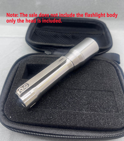 Edoluc Light All 14500/AA Titanium Thrower Flashlight Head with SFT25R-6500K LED