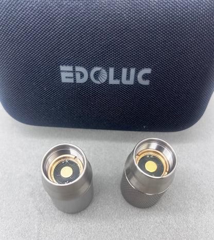 Edoluc Light All 14500/AA Titanium Thrower Flashlight Head with SFT25R-6500K LED