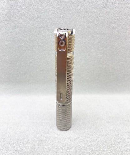 Edoluc knurly 10440/AAA Titanium Flashlight NiChia 519A 4000K,Cree XPL6500K LED with Titanium Clip