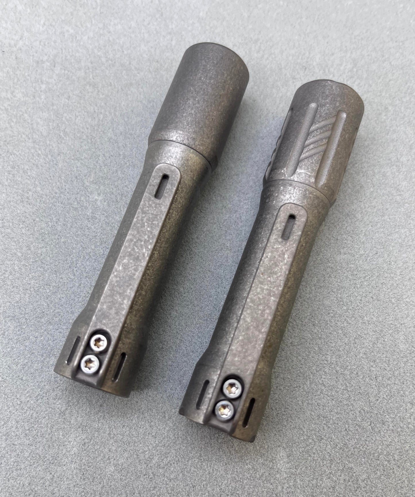 EDOLUC Glow arrow EDC Flashlight Titanium Nichia 519a 4000K R9080/Samsung5000K/XPL6500K with Type-C 14500/AA Battery