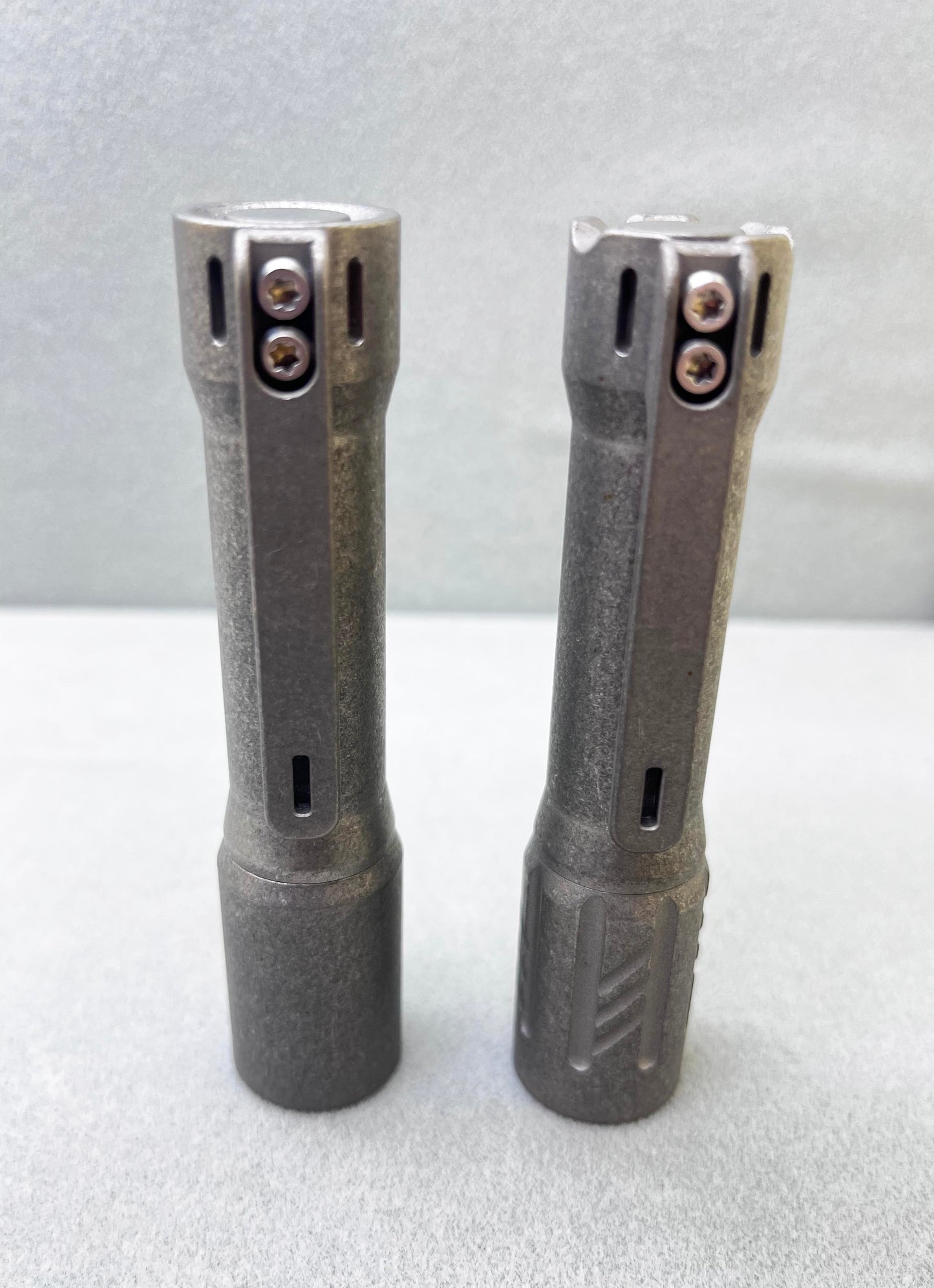 EDOLUC Glow arrow EDC Flashlight Titanium Nichia 519a 4000K R9080/Samsung5000K/XPL6500K with Type-C 14500/AA Battery
