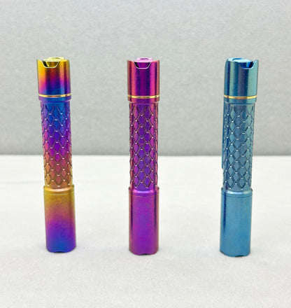 Edoluc 10440/AAA Loong-01 Crystal Titanium EDC Flashlight with Type C Battery