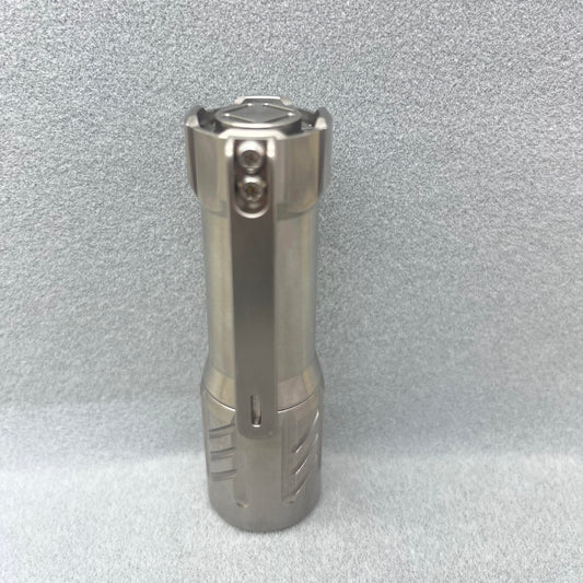 PRESELL Glow Arrow 18350 Flashlight Titanium Triple Emitter  Samsung 5000K/Cree XPL 6500K LED With 18350 Type-C Battery
