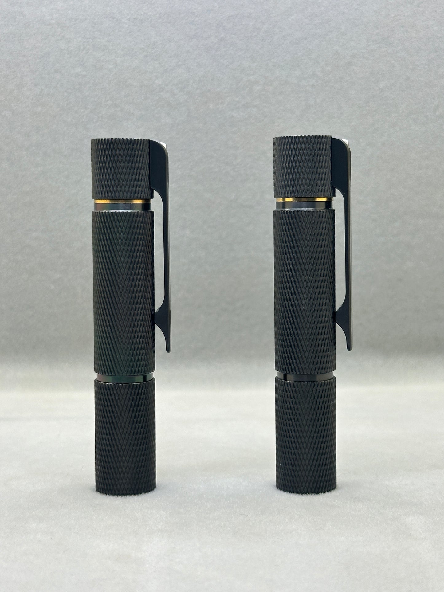 Edoluc 10440/AAA Knurly Zirconium EDC Flashlight with Type C Battery