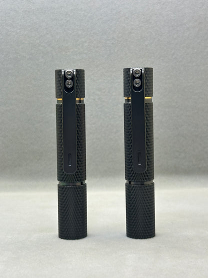 Edoluc 10440/AAA Knurly Zirconium EDC Flashlight with Type C Battery