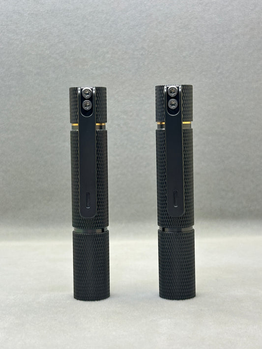 Edoluc 10440/AAA Knurly Zirconium EDC Flashlight with Type C Battery