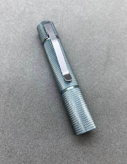 Edoluc 10440/AAA Knurly Crystal Titanium EDC Flashlight with Type C Battery