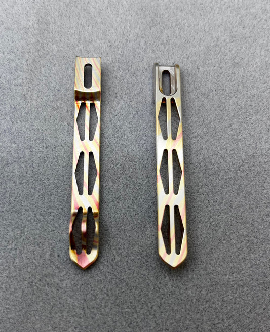 Edoluc Holo Tri Clip Compatible with Edoluc flashlights Mokume Clips
