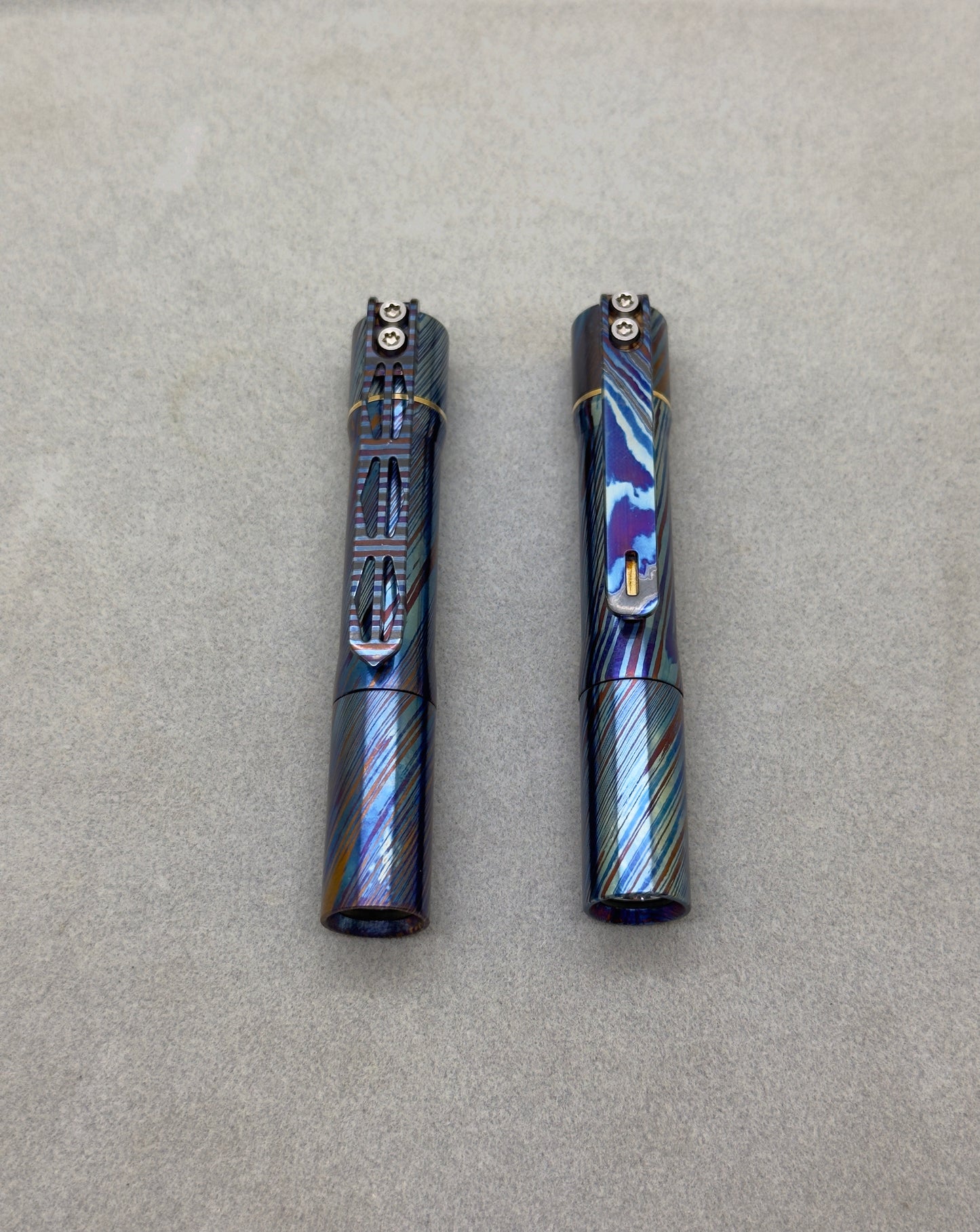 Edoluc SL-01 Smooth  10440/AAA Timascus EDC Flashlight with Type C Battery