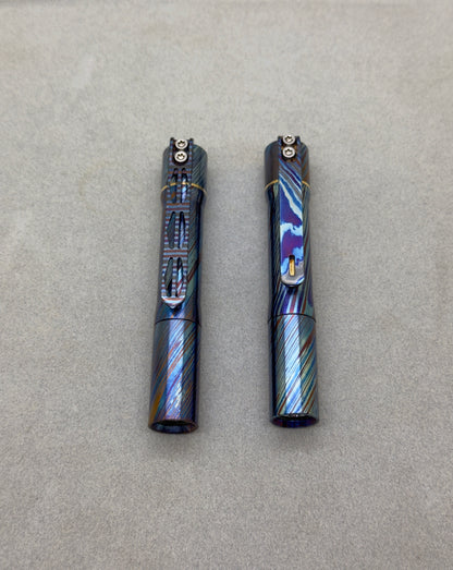 Edoluc SL-01 Smooth  10440/AAA Timascus EDC Flashlight with Type C Battery