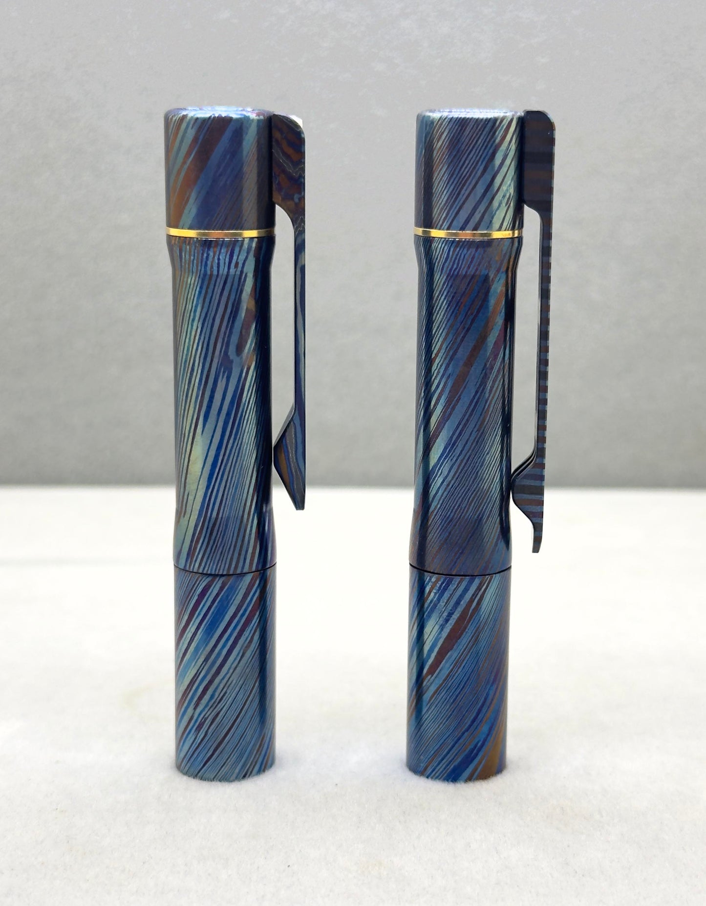 Edoluc SL-01 Smooth  10440/AAA Timascus EDC Flashlight with Type C Battery