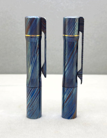 Edoluc SL-01 Smooth  10440/AAA Timascus EDC Flashlight with Type C Battery