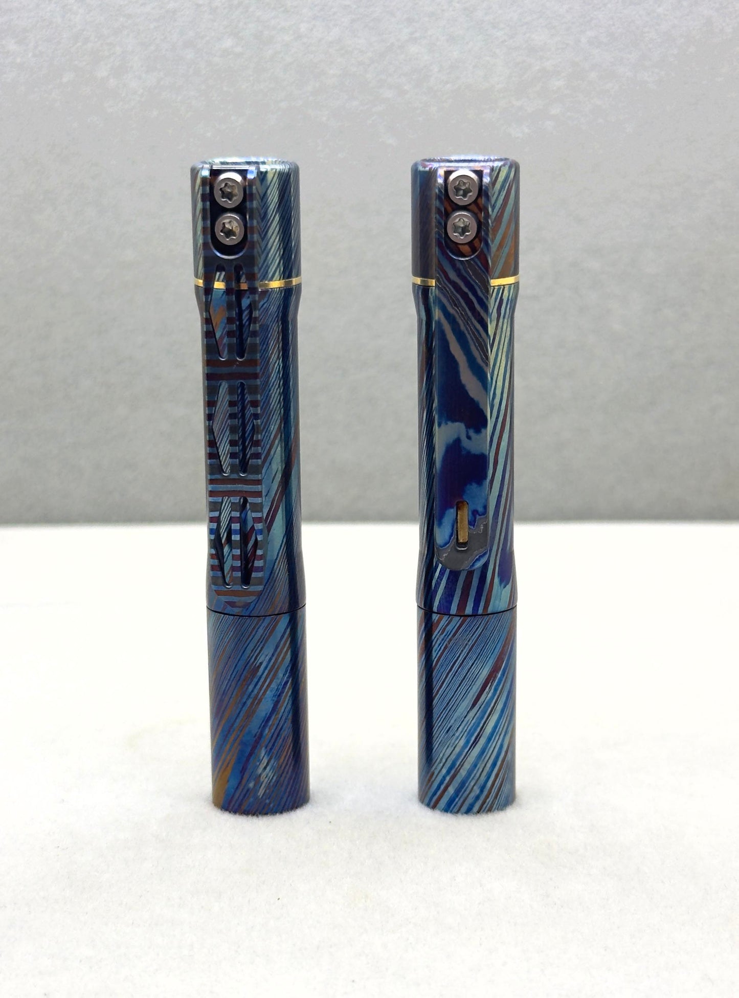 Edoluc SL-01 Smooth  10440/AAA Timascus EDC Flashlight with Type C Battery