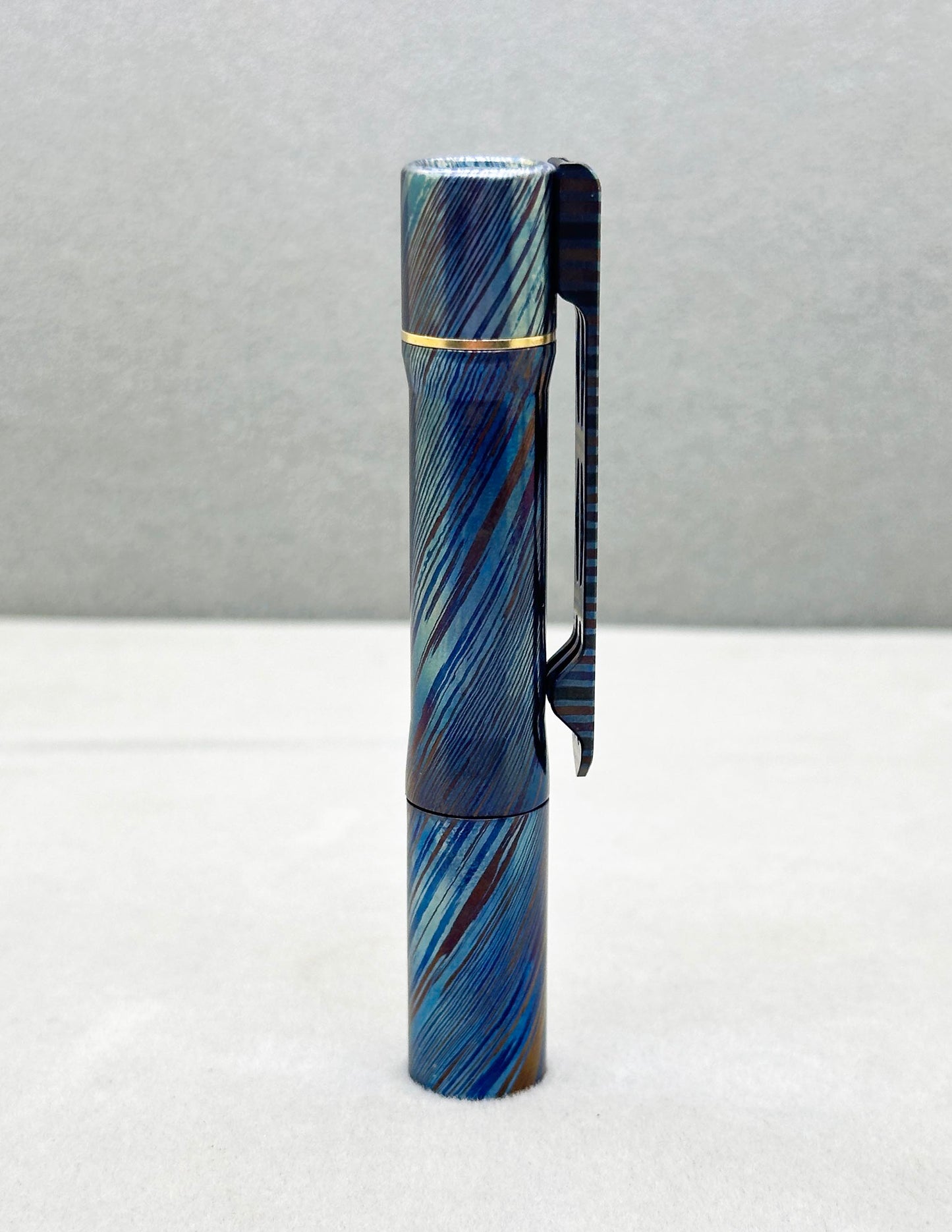 Edoluc SL-01 Smooth  10440/AAA Timascus EDC Flashlight with Type C Battery