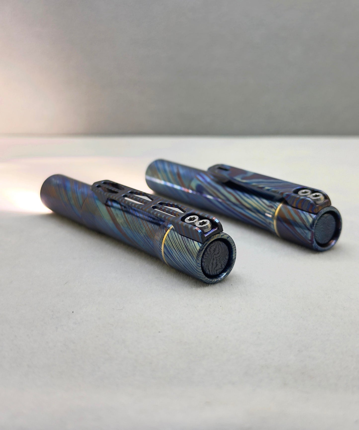 Edoluc SL-01 Smooth  10440/AAA Timascus EDC Flashlight with Type C Battery