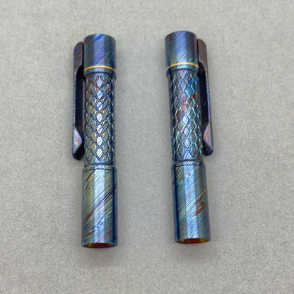 Edoluc 10440/AAA Loong-01 Timascus EDC Flashlight with Type C Battery