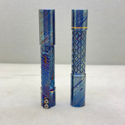 Edoluc 10440/AAA Loong-01 Timascus EDC Flashlight with Type C Battery